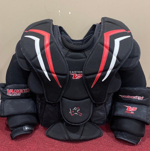 Used XL Vaughn Pro Stock Velocity V7 Goalie Chest Protector