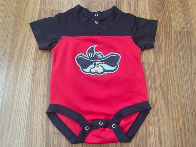 UNLV Runnin Rebels #00 NCAA FOOTBALL Infant Size 3-6M Baby Jersey Body Suit!