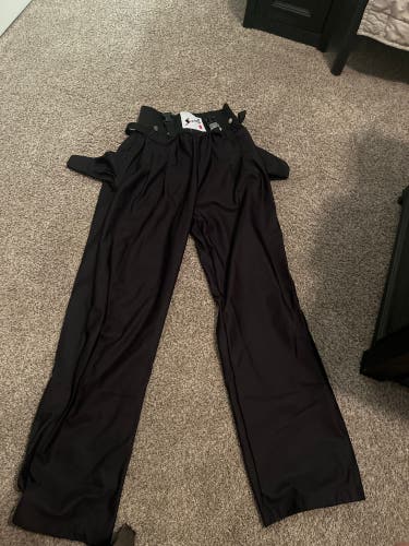 Steven’s hockey referee pants