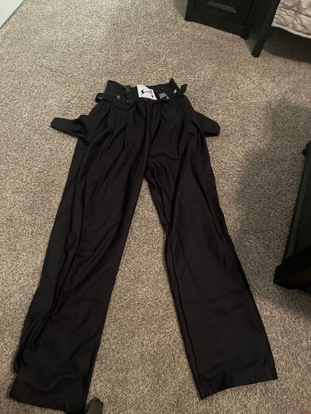 Steven’s hockey referee pants