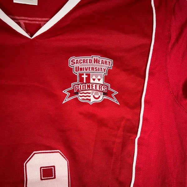 Sacred Heart Pioneers Womens Jersey Large Adidas Red White NCAA Volleyball 9