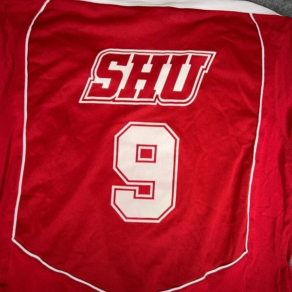 Sacred Heart Pioneers Womens Jersey Large Adidas Red White NCAA Volleyball 9