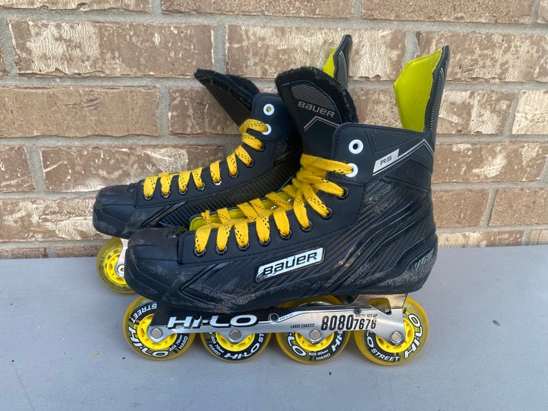 A04 Used Bauer RS Inline Skates D&R (Regular) 11.0 Senior