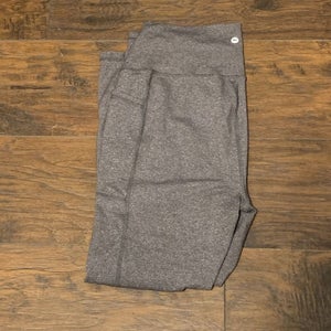 RBX Women's Performance Athleisure Wear Compression Leggings Gray Sz XL