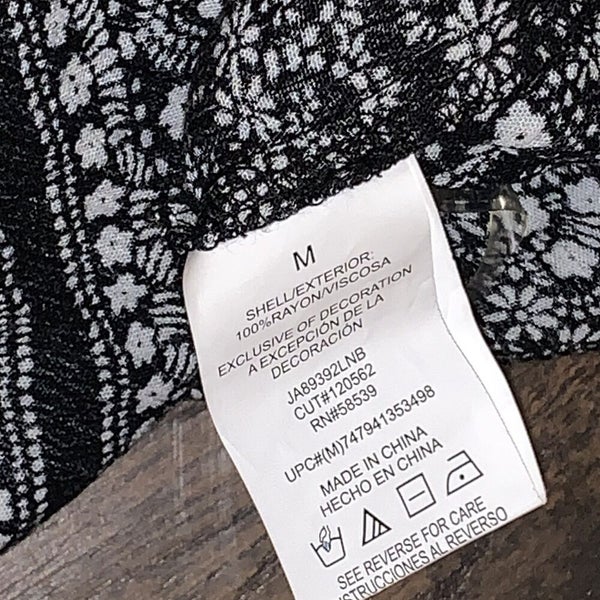 Speechless Women's Floral Paisley Diamond Cold Shoulder Sheer Dress Sz Medium