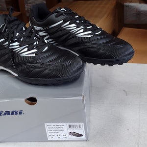 Vizari Men's 'Valencia' TF Turf Soccer Shoes | Black/White Size 7.5 | VZSE93402M-7.5