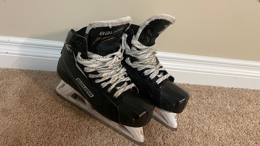 Used Bauer Supreme S27 Hockey Goalie Skates