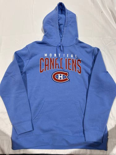 New XL Montreal Canadians Baby Blue Sweatshirt