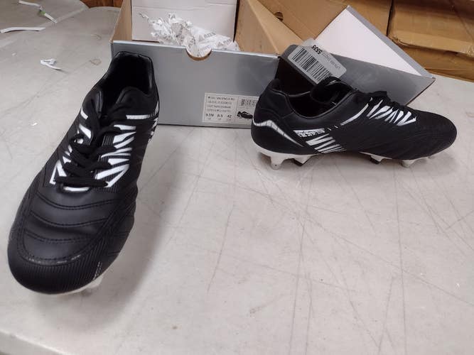 Vizari Men's Valencia SG Soft Ground Soccer Shoes | Black Size 9.5 | VZSE93406M-9.5