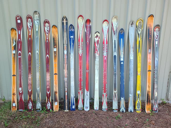 Lot of 18 Random Mismatch Blank Skis PLEASE READ DESCRIPTION