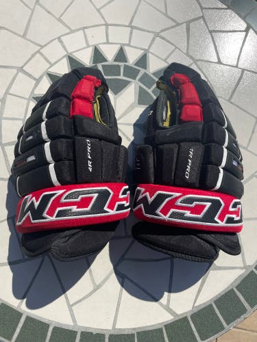 CCM hockey gloves