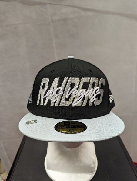 Las Vegas Raiders 2022 NFL DRAFT Black-Grey Fitted Hat