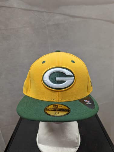 NWS Green Bay Packers Two Toned New Era 59fifty 7 3/8 NFL