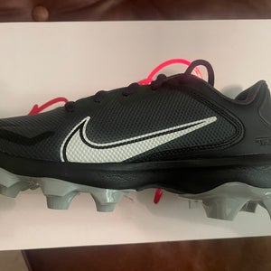 Black Kid's Molded Cleats Low Top Force Zoom Trout 8 Pro