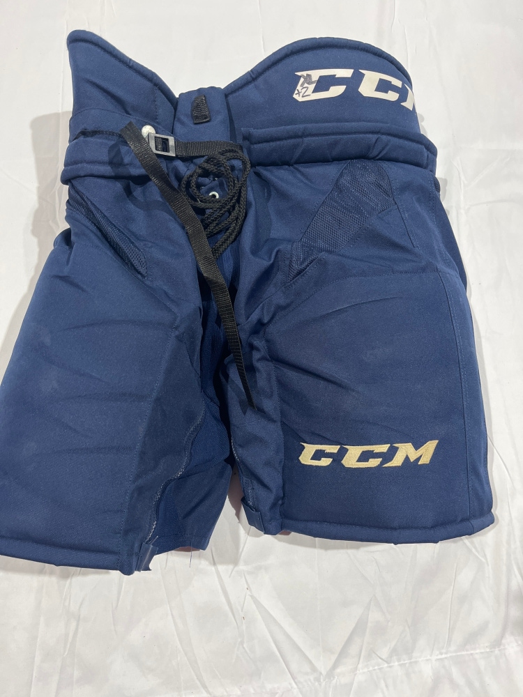 Game Used Navy CCM HP30 Pro Stock Pants Norfolk Admirals XL+2