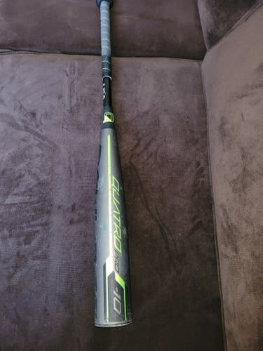 Used 2019 Rawlings Quatro Pro Bat (-10) 21 oz 31"