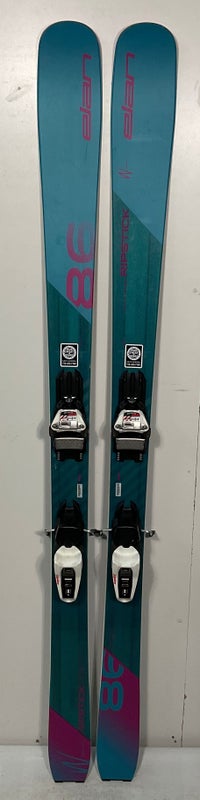 Used Women's Elan 173cm Ripstick 86W Skis With Marker Squire Bindings (SY1382)