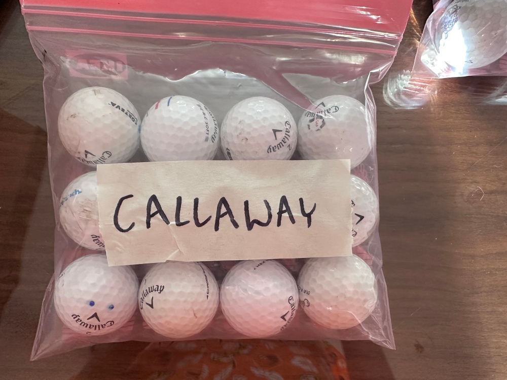 Used Callaway 12 Pack (1 Dozen) Balls