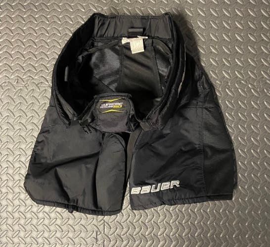 Black Used Medium Bauer Supreme Total one MX3 Pant Shell