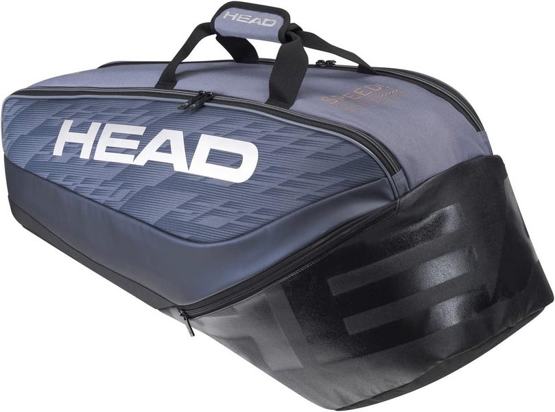 HEAD Djokovic 6R Combi Tennis Bag - Grey/Black