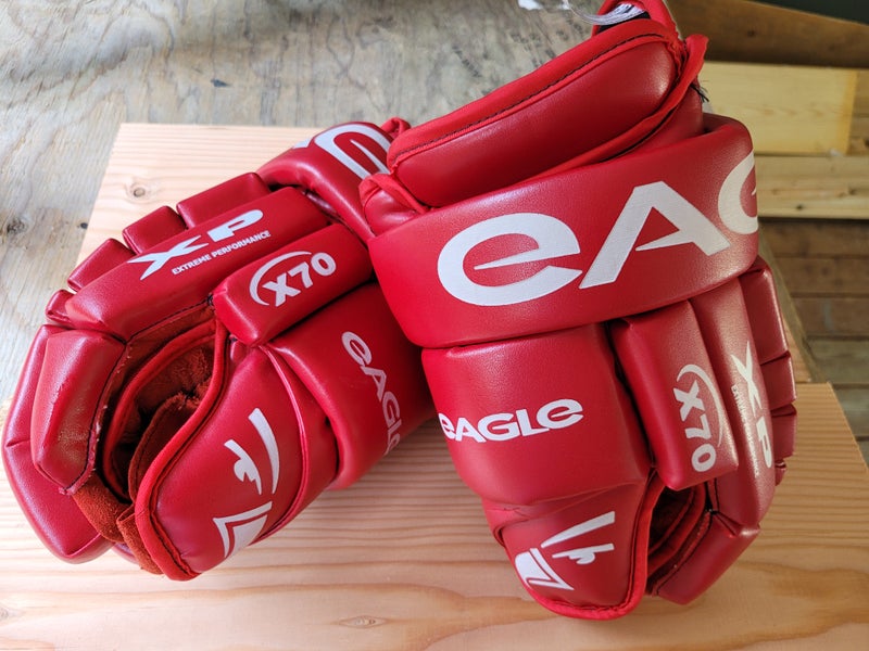 New Eagle Tan 14 hockey gloves