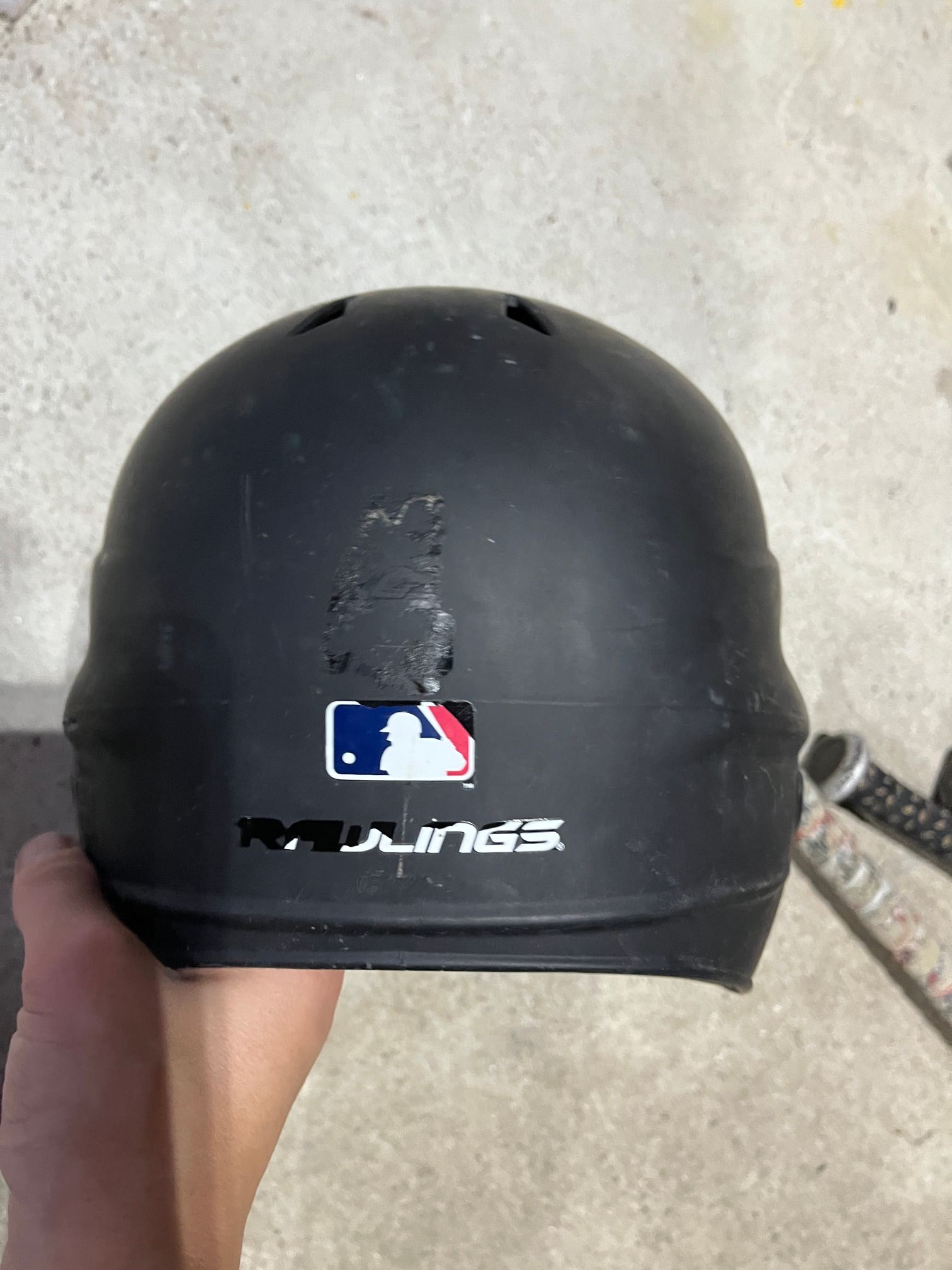 Used 6 1/2 - 7 1/2 Rawlings RCFH Batting Helmet -