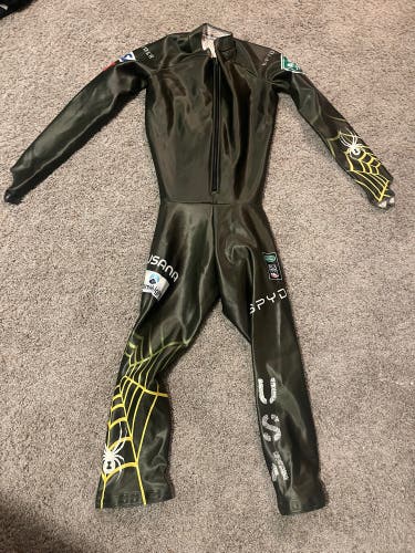 New 2021 Spyder Us Ski Team Ski DH Suit Large (Non Padded) FIS legal