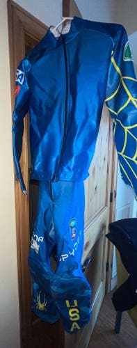 2022 Spyder Us Ski Team Ski Suit (Padded Two-piece SL Suit)
