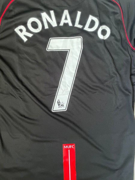 Manchester United Cristiano Ronaldo 2007 Black Long Sleeve Retro