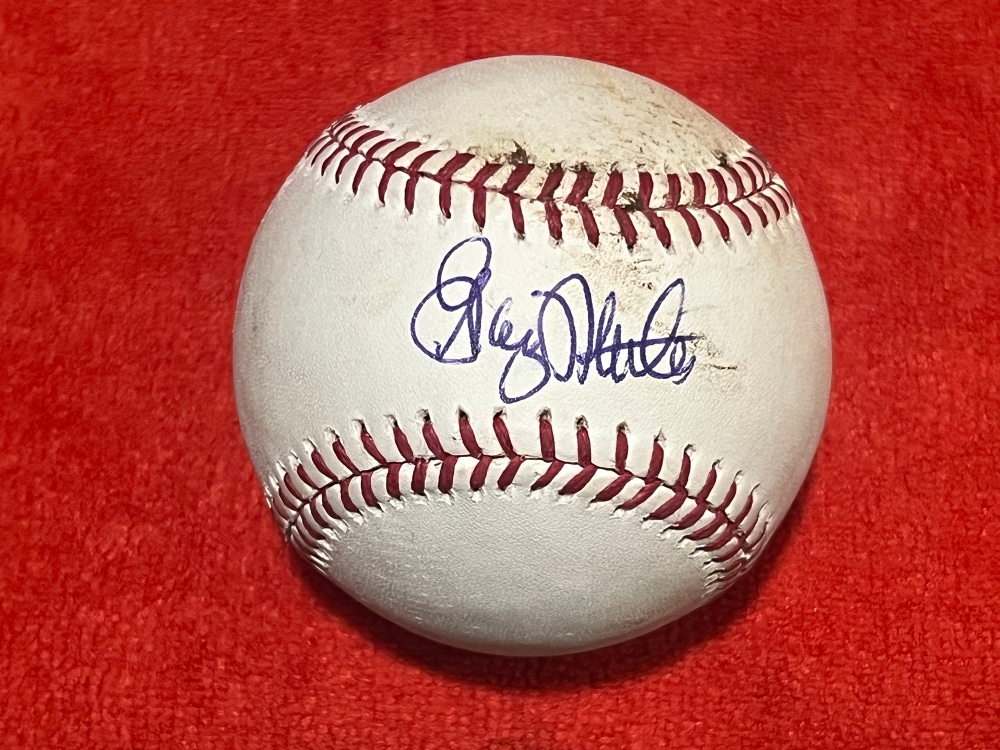 Greg Nettles autographed baseball