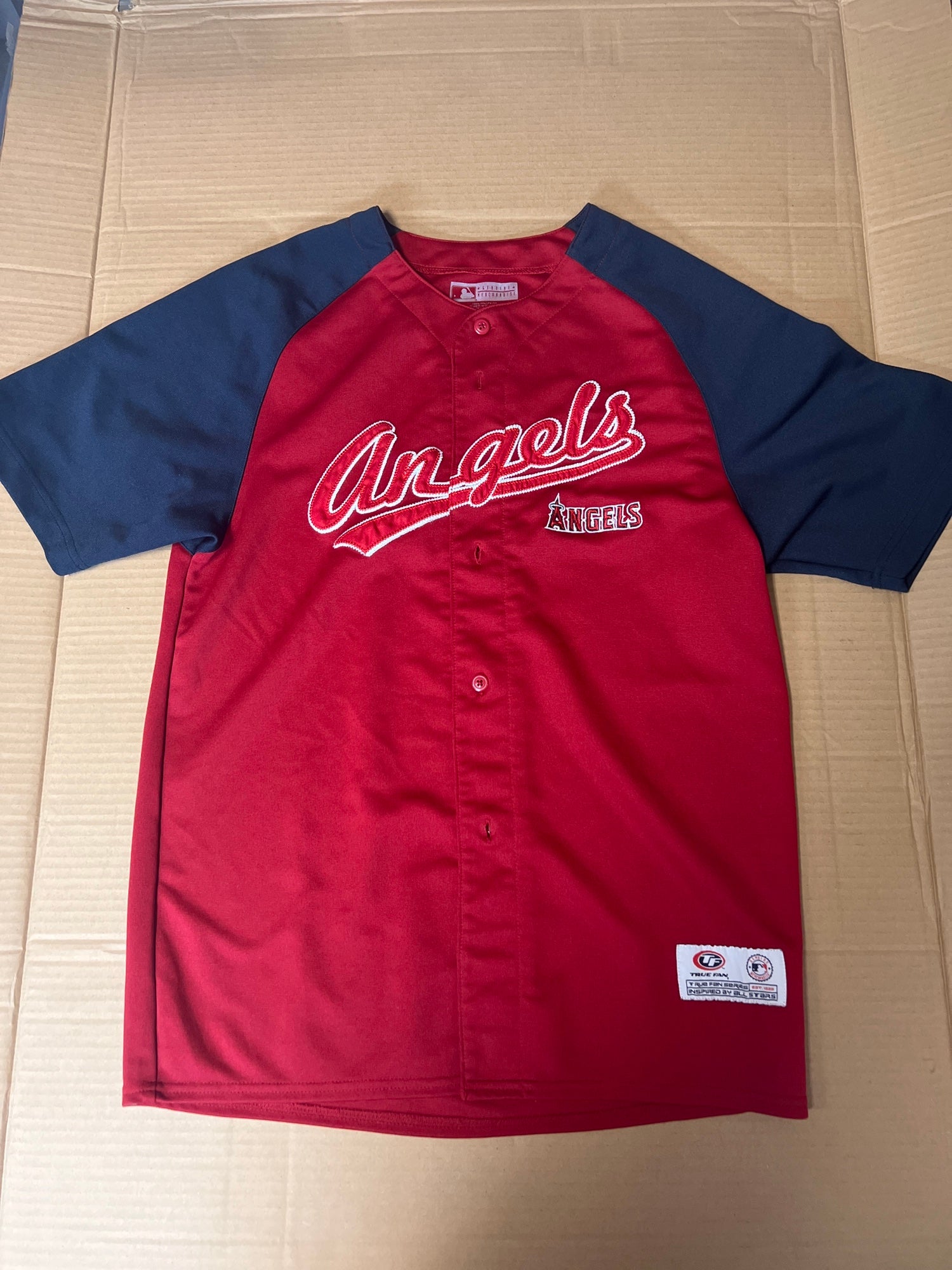 LA Angels of Anaheim Kids/Youth Summer Baseball Jersey Size Y-L