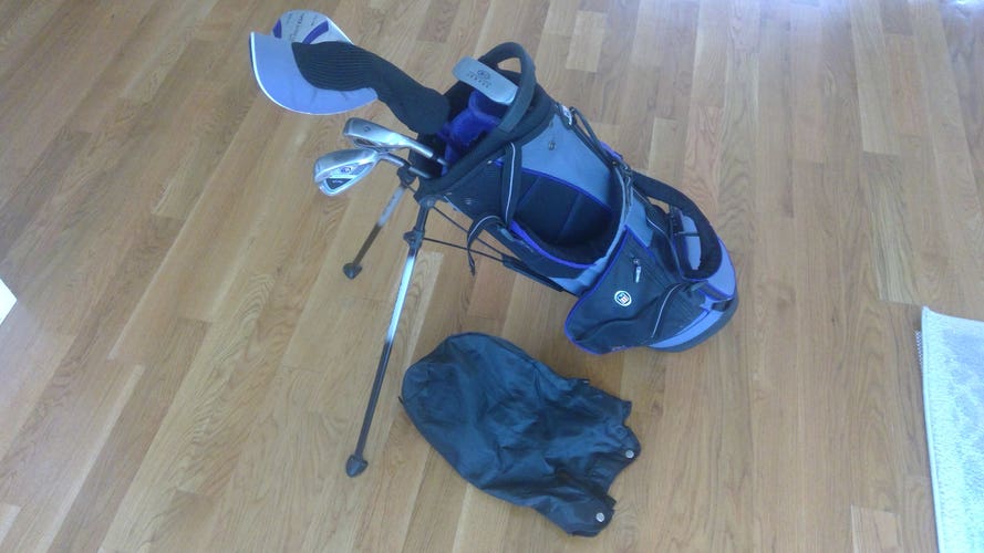 Junior Used US Kids Golf UL54 Right Handed US Kids Golf Clubs (5 pieces) w/ bag