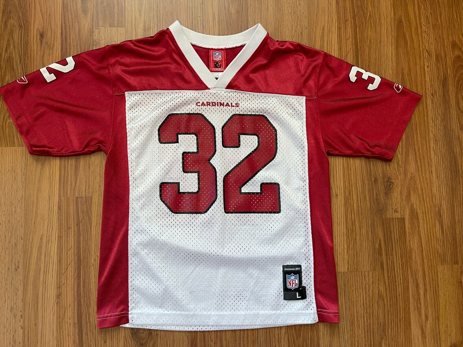 NFL Players Edgerrin James #32 Arizona Cardinals Jersey Medium Red Vintage  XL