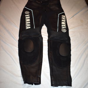 Yamaha Motor Performance by Hein Gericke Leather Sport Racing Pants, Size 32 - Like New!