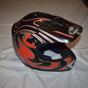 Red/Black Adult Motocross Helmet, XL