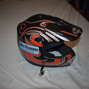 Red/Black Adult Motocross Helmet, XL