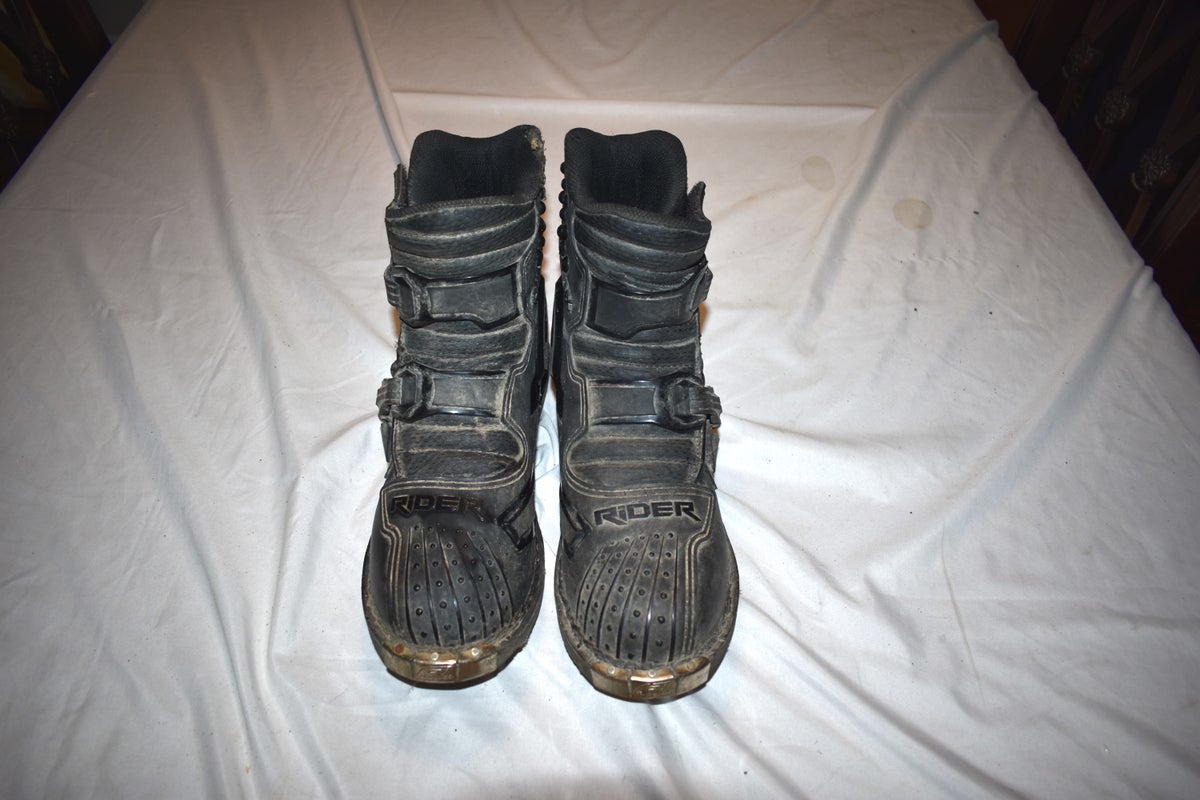 ONeal Rider Motocross Short Boots, Black, Size 10