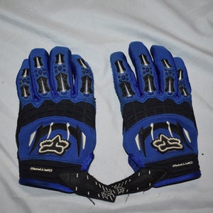 FOX Racing Dirtpaw Motocross Gloves, Blue/Black, Large