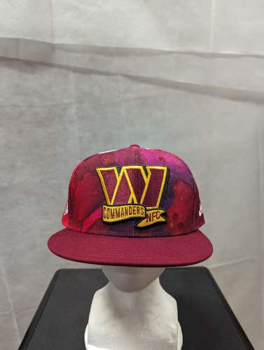 NWOS Washington Commanders Tie Dye New Era 9fifty Snapback Hat M/L NFL