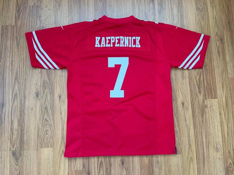 San Francisco 49ers Jersey Youth Large Colin Kaepernick Nike On Field Red  NFL