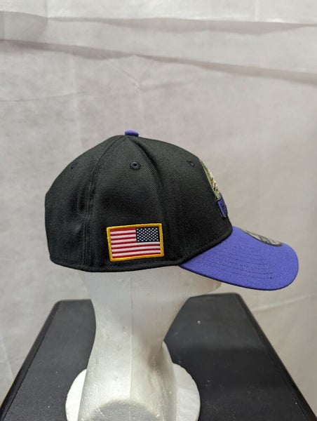 NWS Baltimore Ravens 2022 NFL Salute To Service New Era 39thirty Flex Hat  S/M