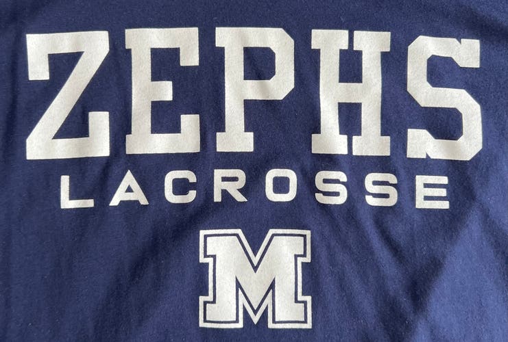 Mens Zephs Lacrosse XL T Shirt