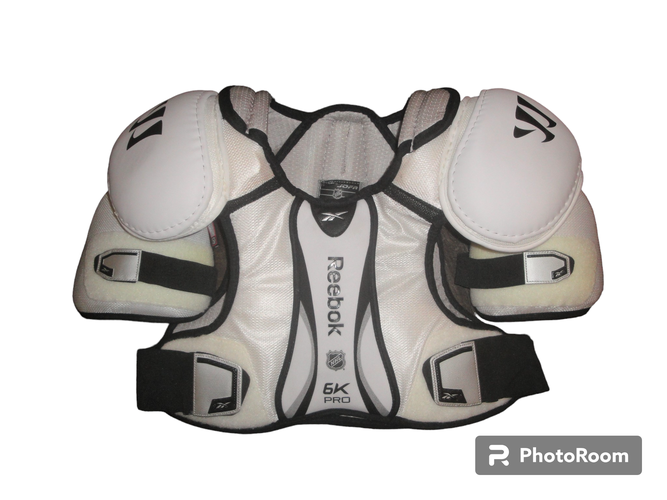 REEBOK JOFA 6K SHOULDER PADS WARRIOR CAPS LARGE PRO STOCK