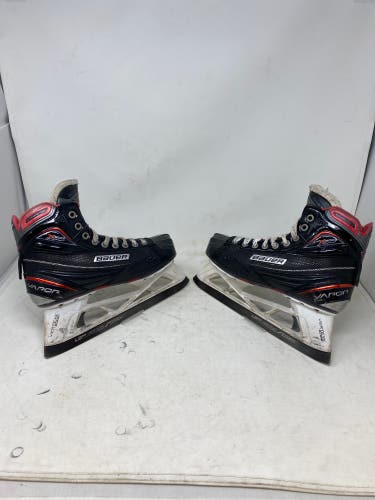 Senior Used Bauer vapor x900 Hockey Goalie Skates Regular Width Size 8 Free Sharpening w/ Purchase