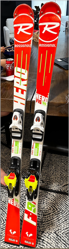Rossignol Racing 135 cm Hero FIS SL Pro Skis with SPX10 Bindings