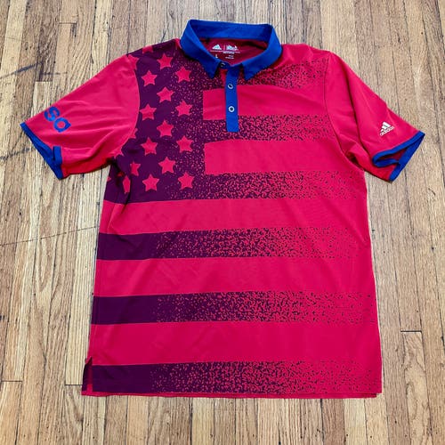 Adidas Team USA Golf Polo Shirt, Large