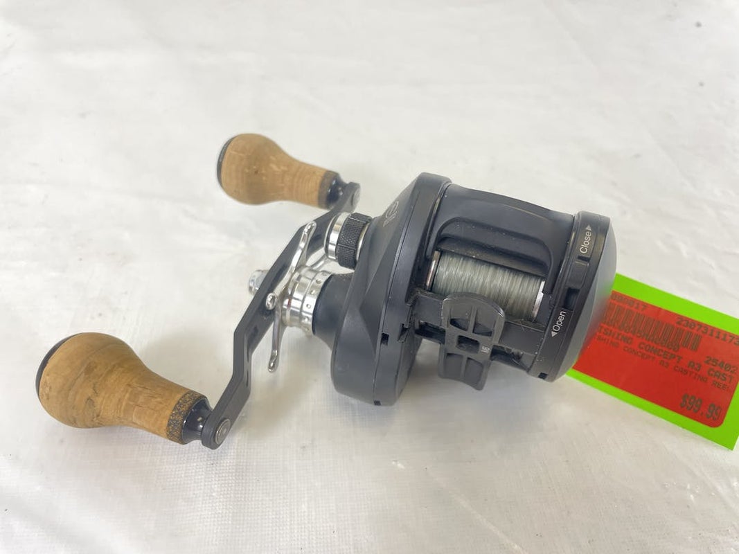 Used 13 Fishing Concept A3 Baitcast Fishing Reel - Left Hand Retrieve - 8.1:1