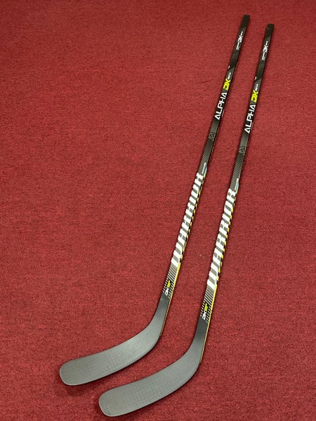 2 Pack Right Handed W88 100 Flex Pro Stock Alpha DX Pro Team Hockey Sticks Item#PSFL88100