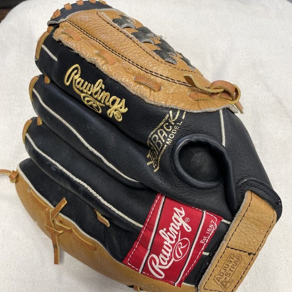 Rawling ABG36 Size 12.5 Brown Leather Baseball Glove Signed Dale