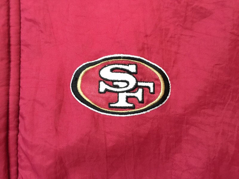 San Francisco 49ers Vintage 90s Logo 7 Jacket - NFL Football Red